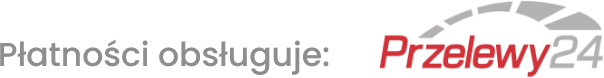Płatności obsługuje: Przelewy24